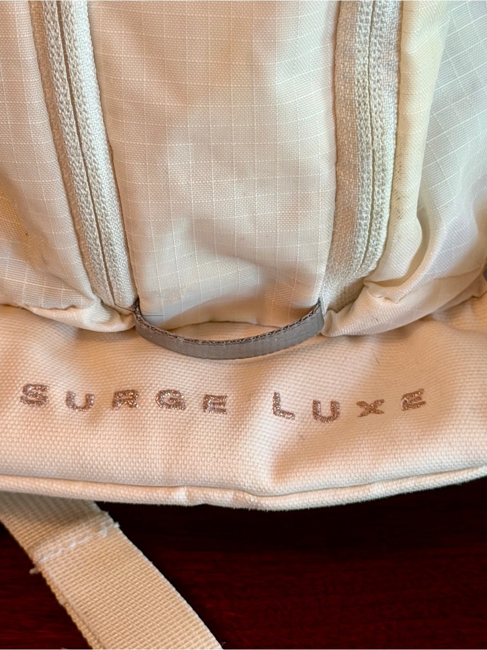 The North Face Surge Luxe Backpack – White/Rose Gold | Originally $160 Retail - Picture 2 of 14